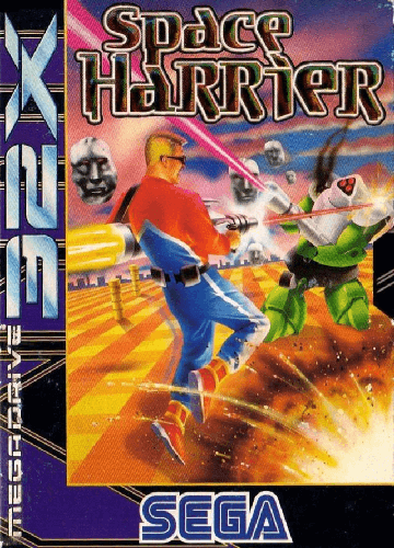 space harrier 32x carátula Space Harrier 32x